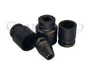 Llaves de Vaso Impacto Negras ACESA 1/2" (12,7 mm.) de 9 a 27 mm.