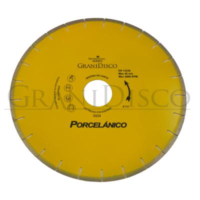 Disco Diamante Porcelánico Ø 350 mm Insonoro Segmentado